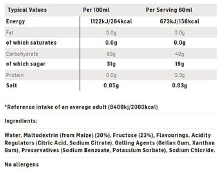 SIS Gel Beta Fuel 60ML 6 Pack - Strawberry & Lime