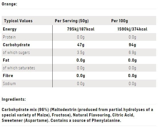 SIS Go Energy Tub 1.6Kg - Orange