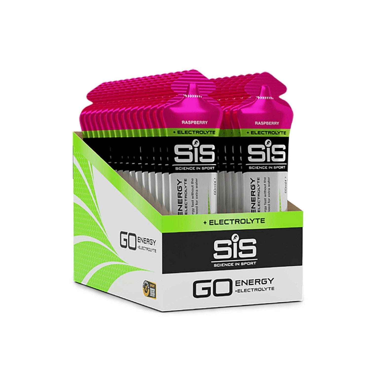 SiS GO Energy Electrolyte Gels 30 Pack - Raspberry