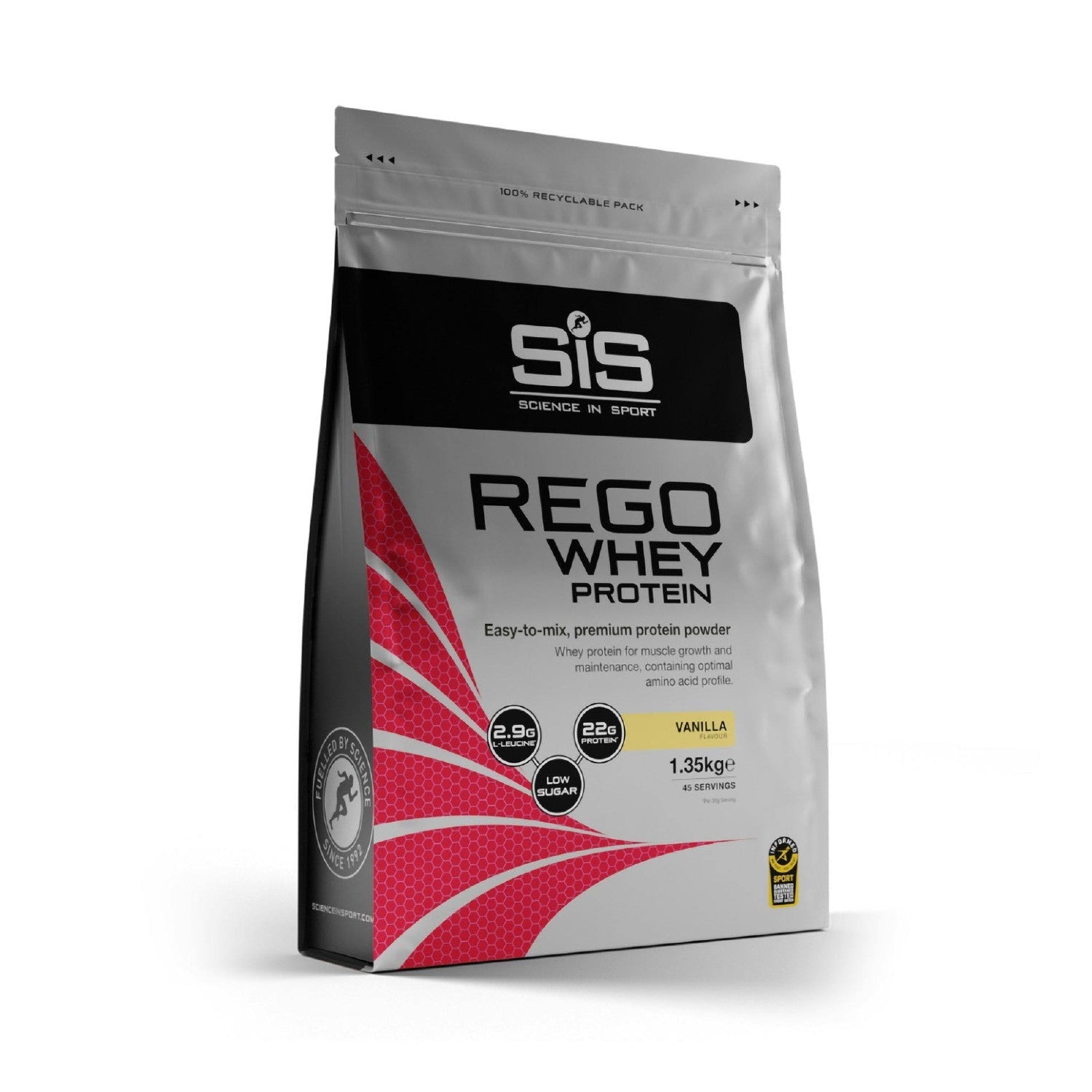SiS REGO Whey Protein Powder 1.35kg - Vanilla