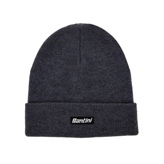 Santini Gravel Wool Beanie - Titanium