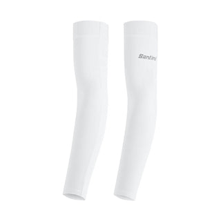 Santini Summer Arm Coolers 2.0 - White