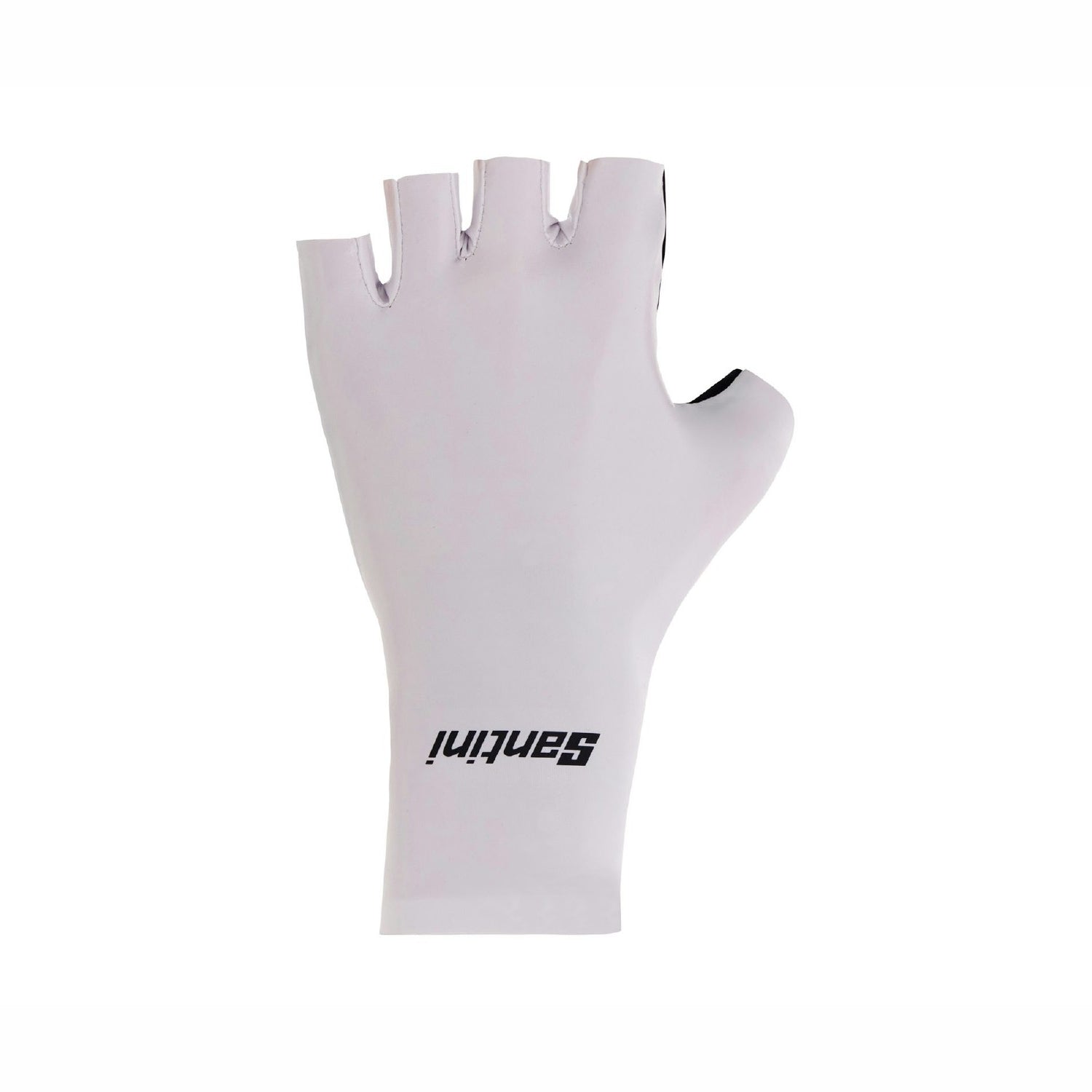 Santini Madss Aero Dynamic Half Finger Gloves - White