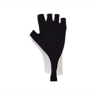 Santini Madss Aero Dynamic Half Finger Gloves - White
