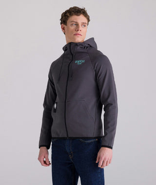 Santini Bianchi Fan Men's Hoodi - Grey