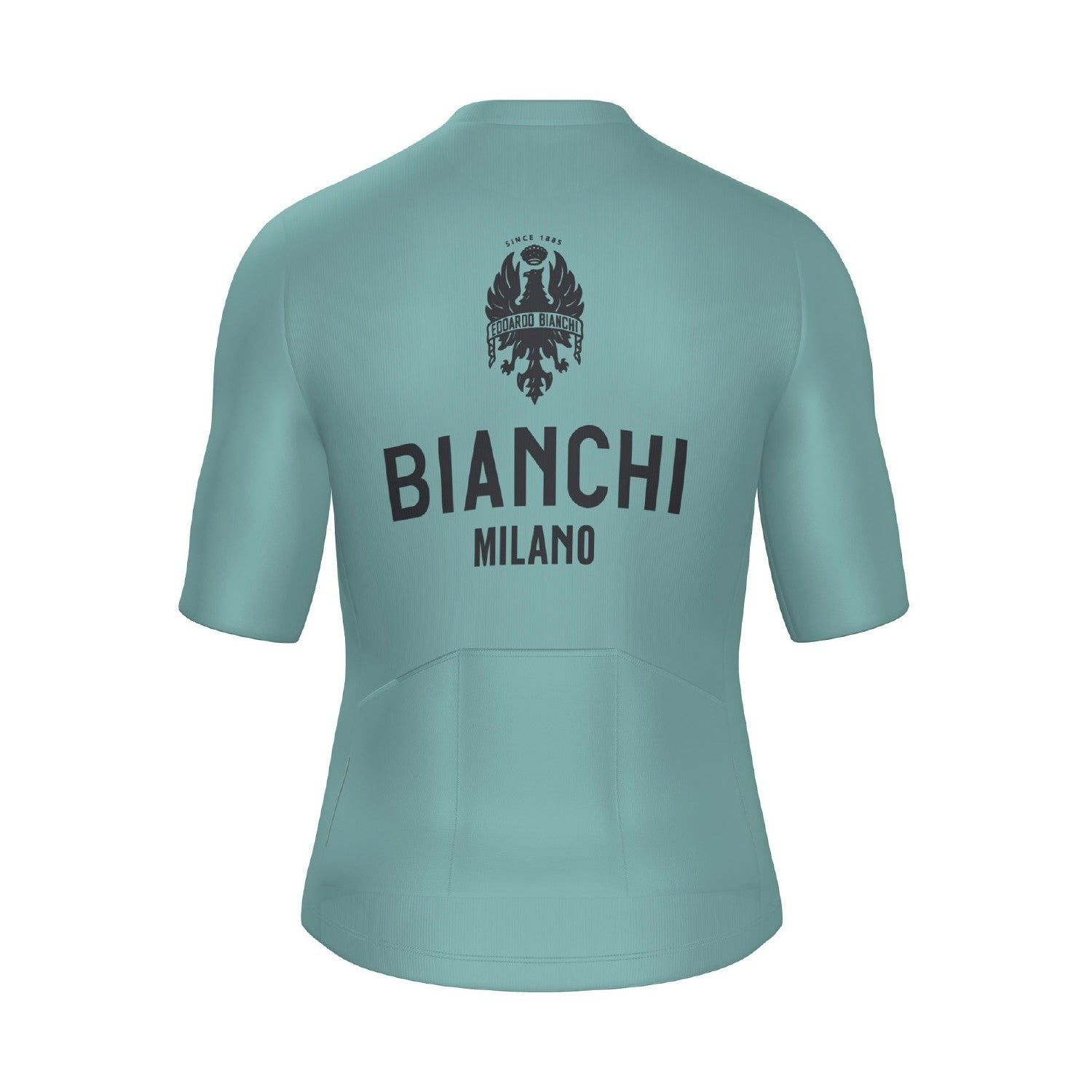 Santini Bianchi Men's Short Sleeve Classic Jersey Classic Fit - Celeste