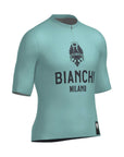 Santini Bianchi Men's Short Sleeve Classic Jersey Classic Fit - Celeste