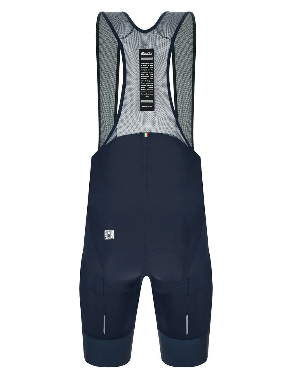 Santini Karma Delta Men's Bib-Shorts - Nautica Blue