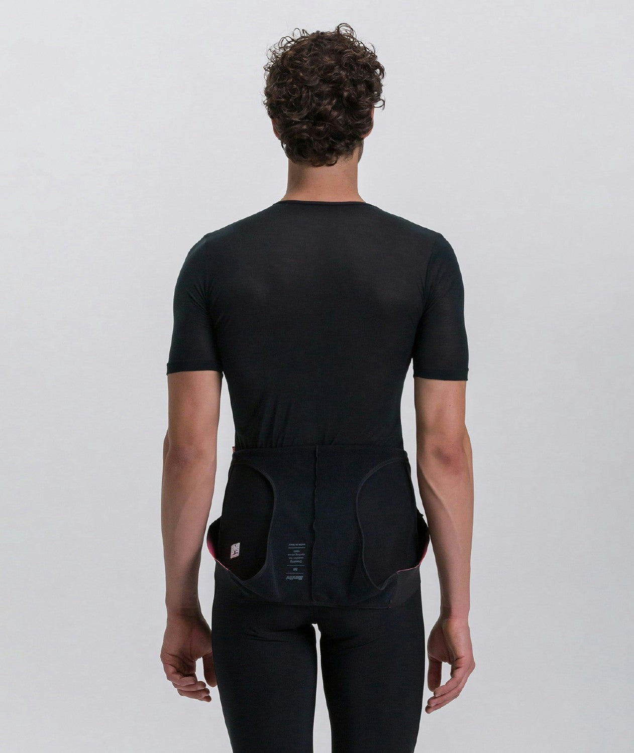 Santini Dry Short Sleeve Baselayer - Black Nero