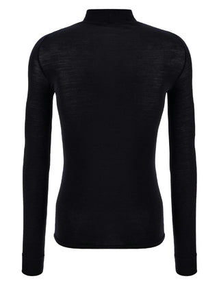 Santini Lana Long Sleeve 4W Wool Baselayer - Black
