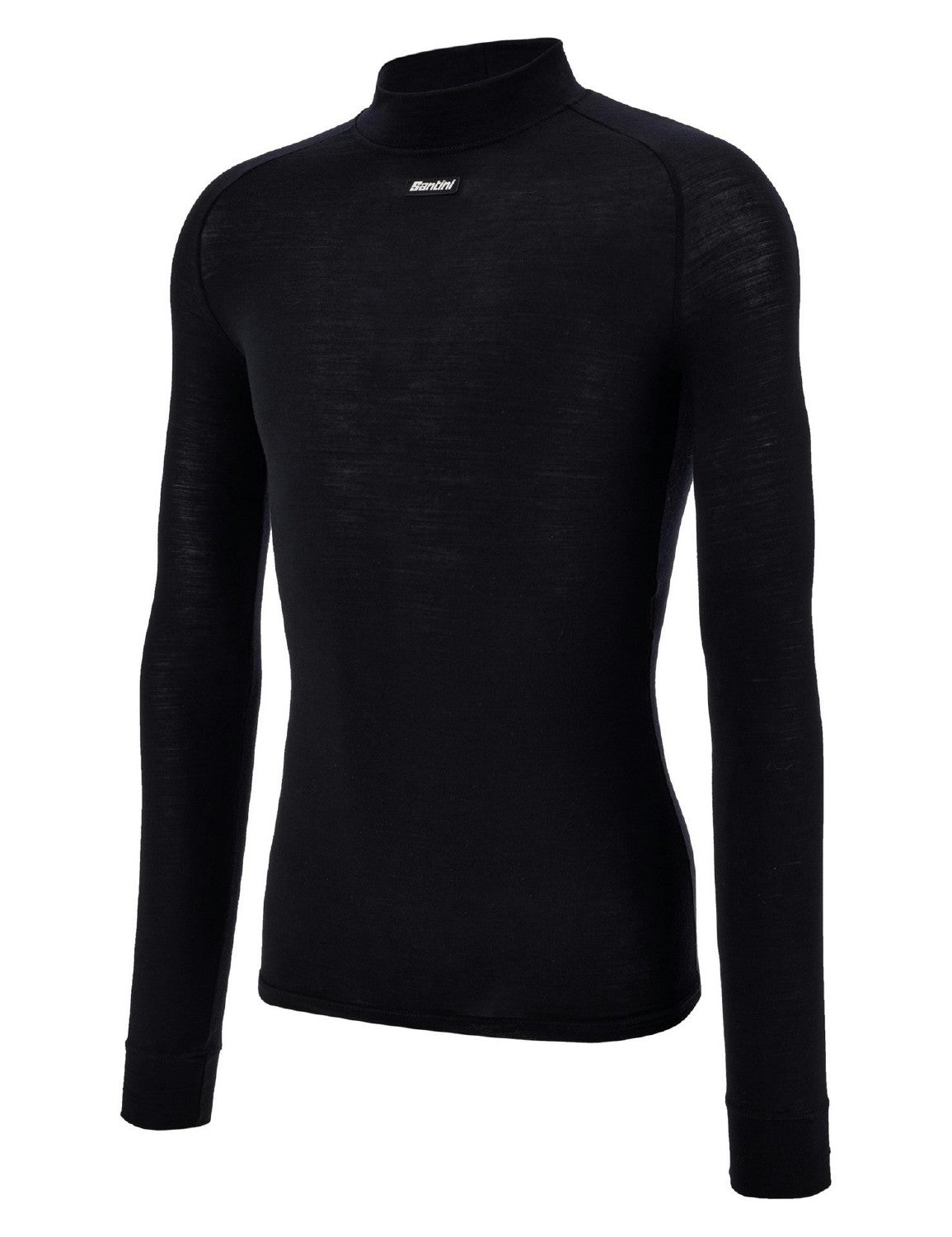 Santini Lana Long Sleeve 4W Wool Baselayer - Black