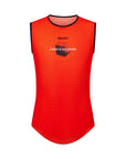 Santini SMS Paris-Roubaix 2026 Sleeveless Baselayer - Orange