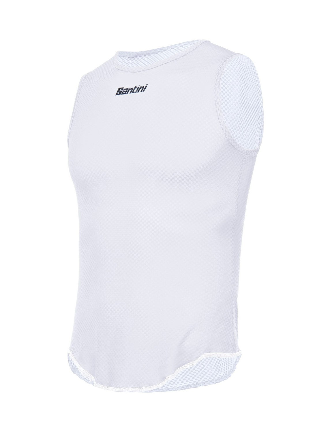 Santini Lieve Men's Sleeveless Baselayer - White
