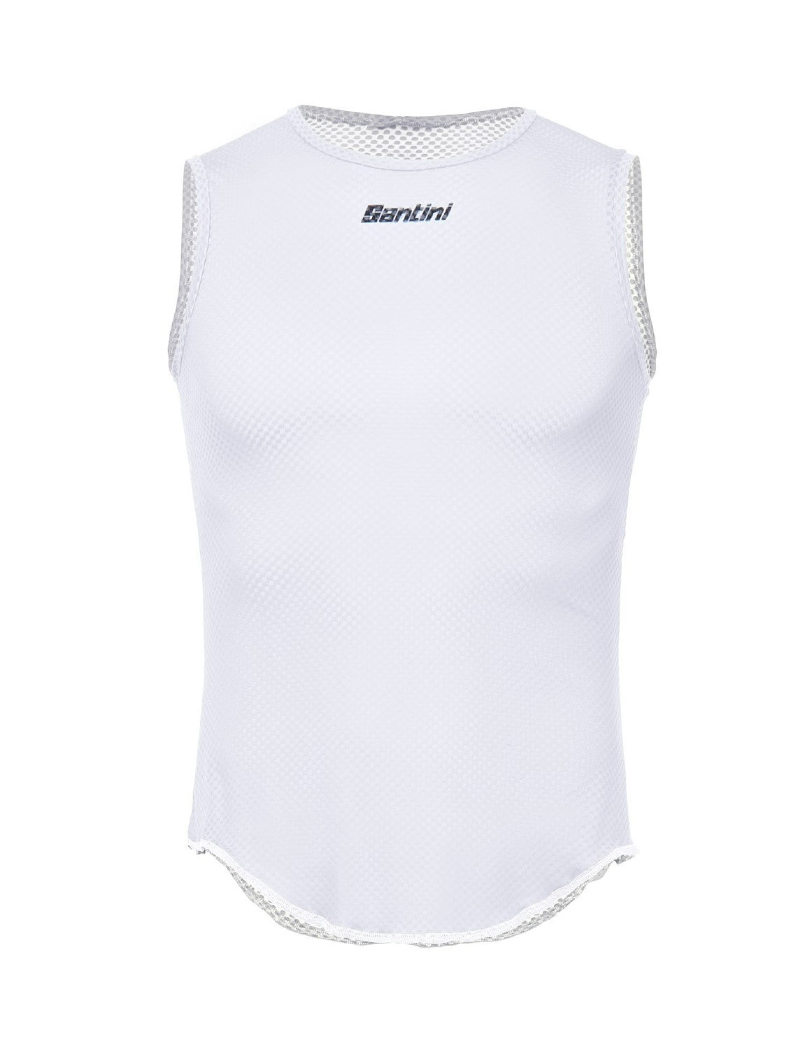 Santini Lieve Men's Sleeveless Baselayer - White
