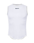 Santini Lieve Men's Sleeveless Baselayer - White