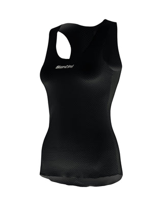 Santini Dry Women's Sleeveless Baselayer - Black