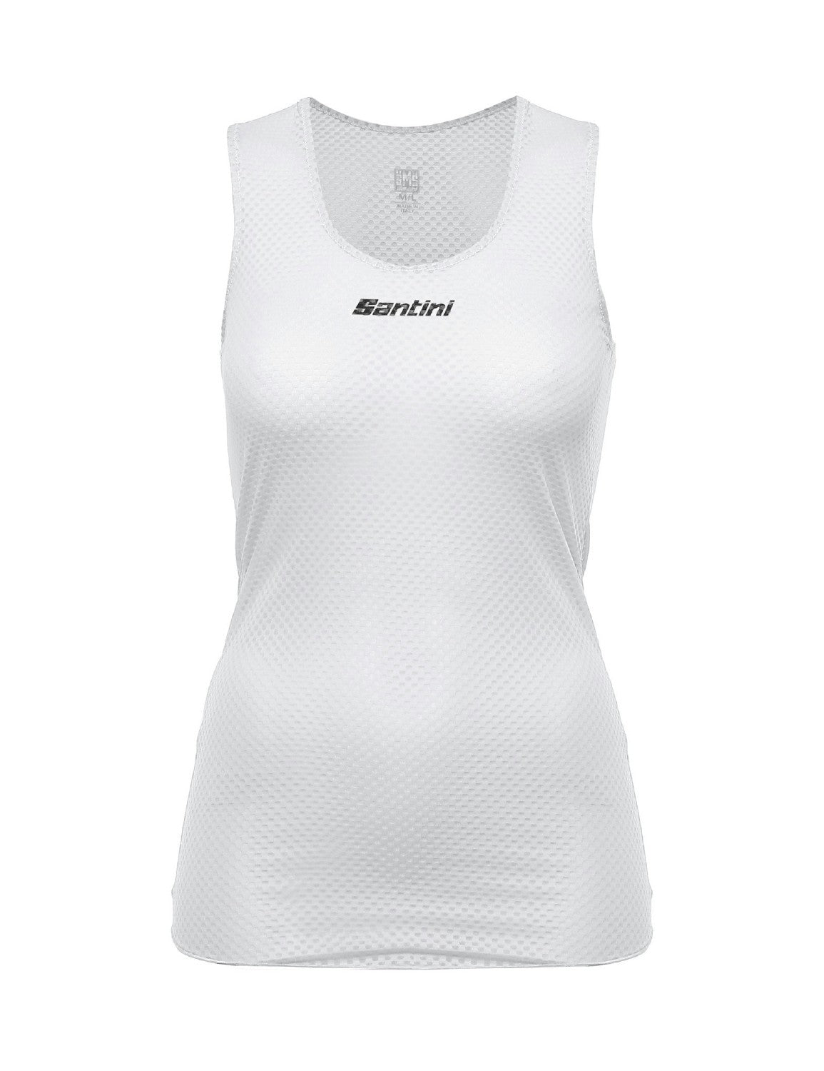 Santini Lieve Women's Sleeveless Baselayer - White