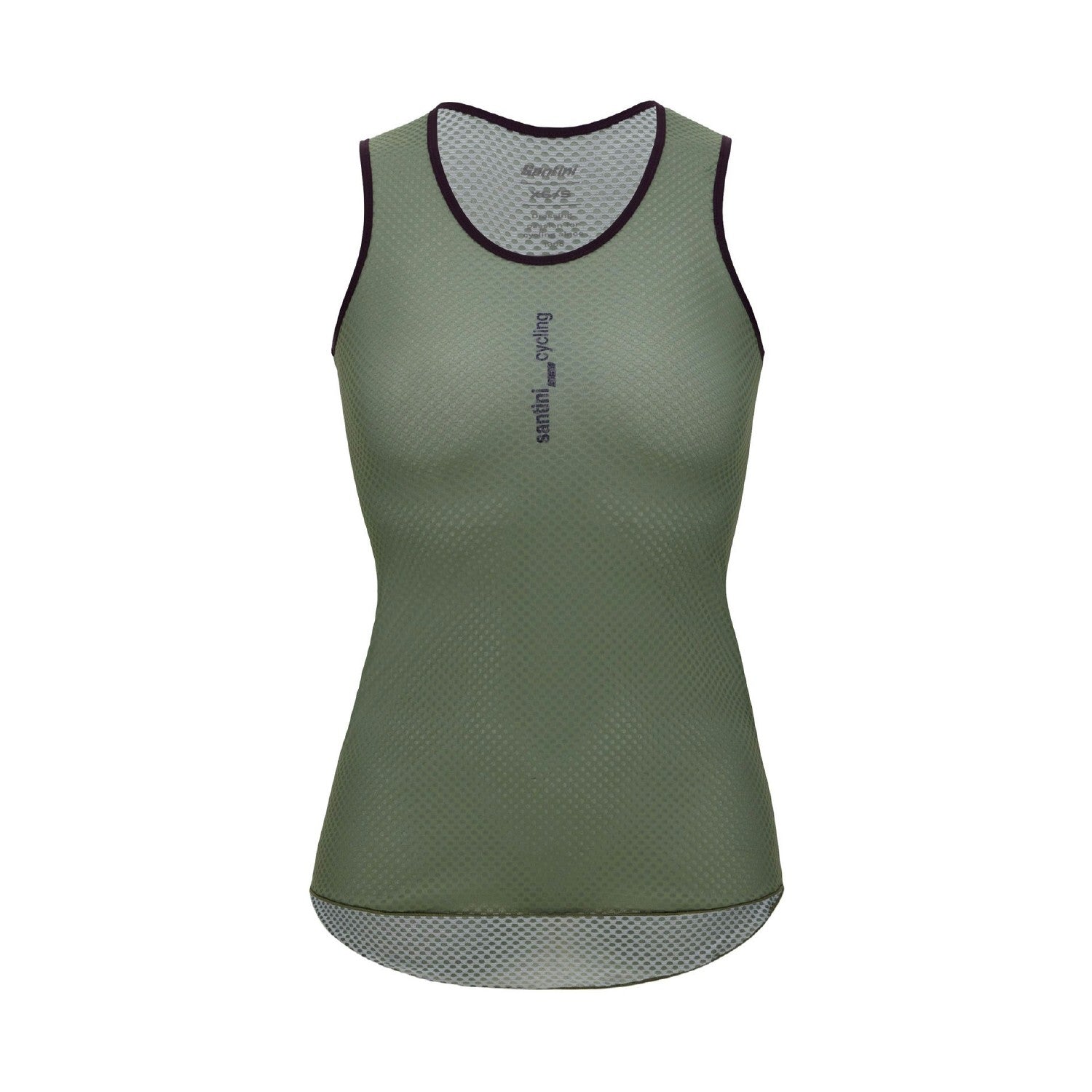 Santini Lieve Women's Sleeveless Baselayer - Green