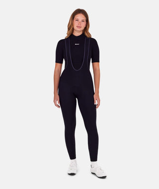 Santini SMS RTR FBW Thermofleece Women’s Bib Tights - Black