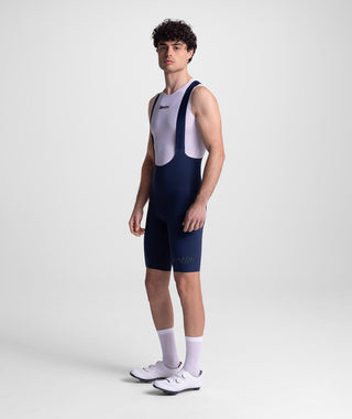 Santini SMS Unico C3 Edge Men’s Bib Shorts - Nautica Blue