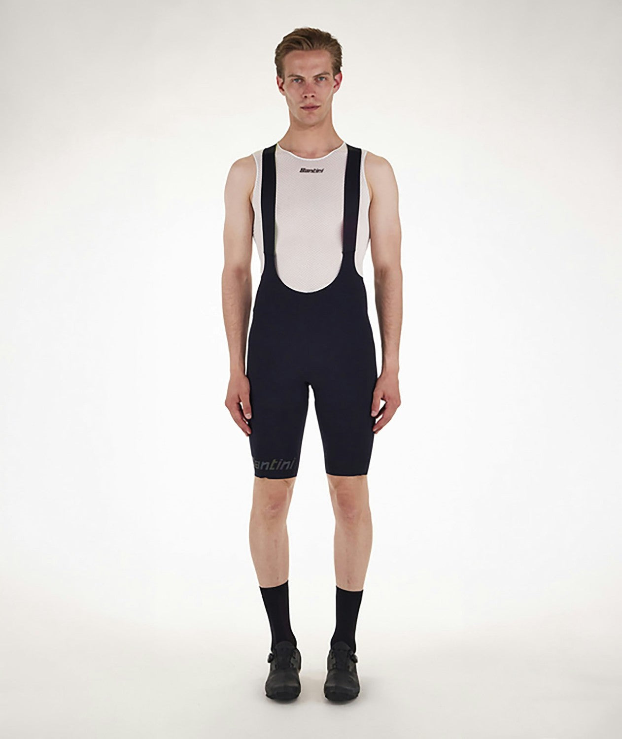 Santini Unico Men's Bib-Shorts - Nero