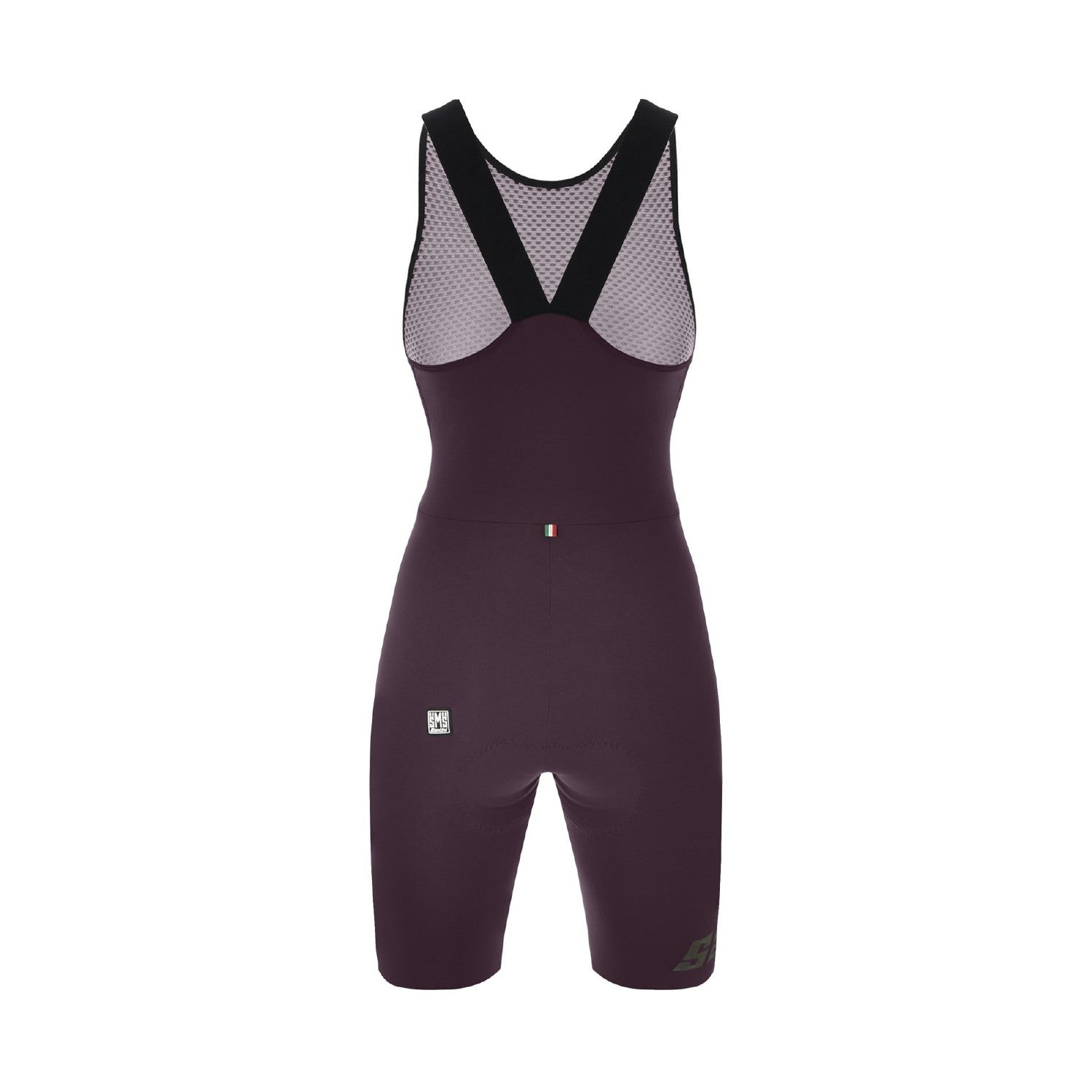 Santini Unico C3W Women's Bib-Shorts - Burgundy