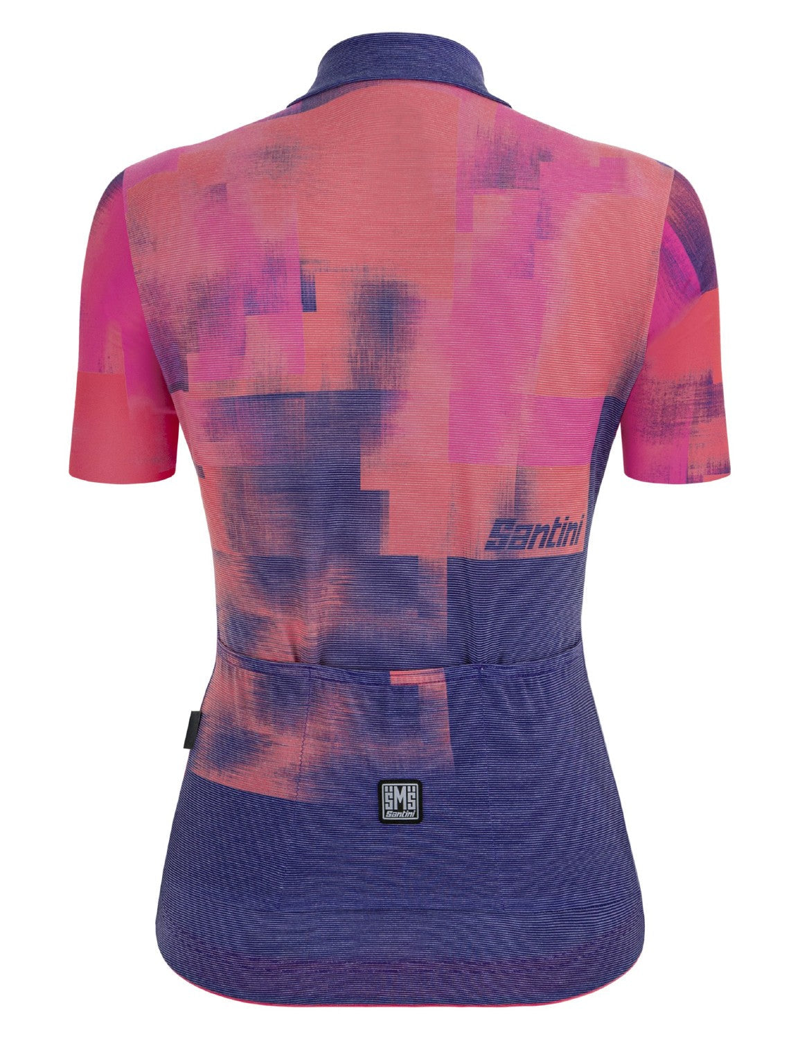Santini Forza Indoor Training Women's Short Sleeve Jersey - Orange Purple