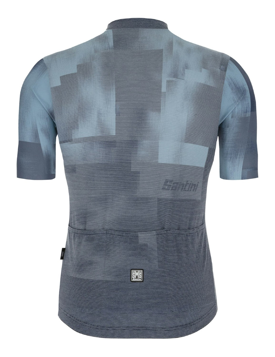 Santini Forza Indoor Train Men's Short Sleeve Jersey - Black/Grey