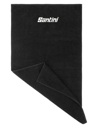 Santini Forza Indoor Training Sweat Towel - Black