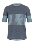 Santini Forza Indoor Training Tech Men's Short Sleeve T-Shirt - Blue Grey