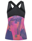 Santini Forza Women's Indoor Train Tank Top - Orange/Purple