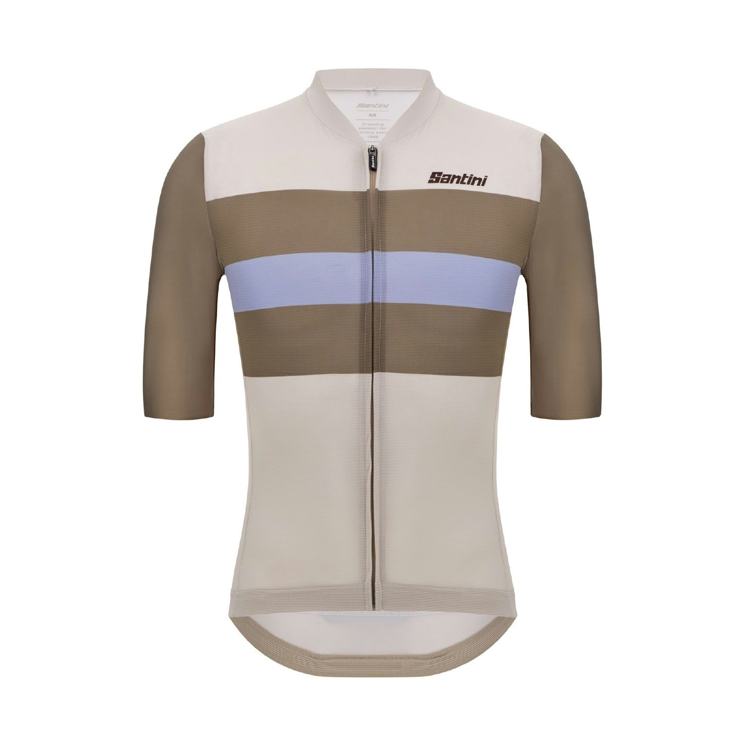 Santini Bengal Short Sleeve Unisex Jersey Pro Fit - Military Green