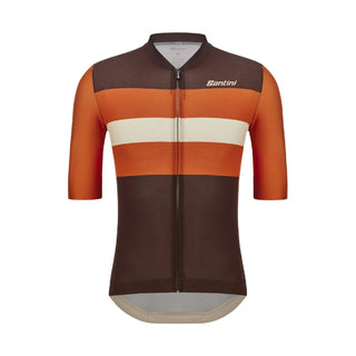 Santini Bengal Short Sleeve Unisex Jersey Pro Fit - Orange