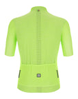 Santini Colore Puro Classic Short Sleeve Men's Jersey - Fluro Green