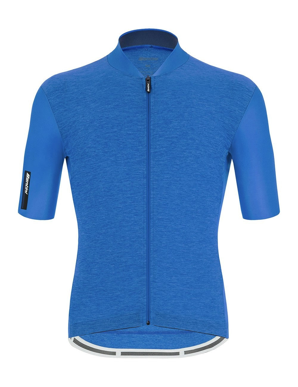 Santini Colore Puro Classic Short Sleeve Men's Jersey - Royal Blue