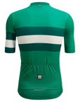 Santini Eco Sleek Bengal 3S Men's Short Sleeve Summer Jersey - Green