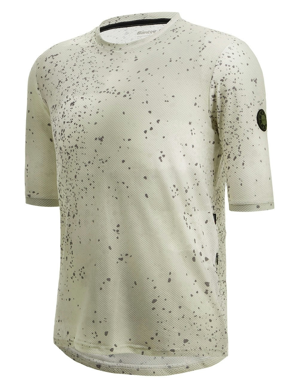 Santini Fango Delta Men's Tech Short Sleeve T-Shirt - Light Grey