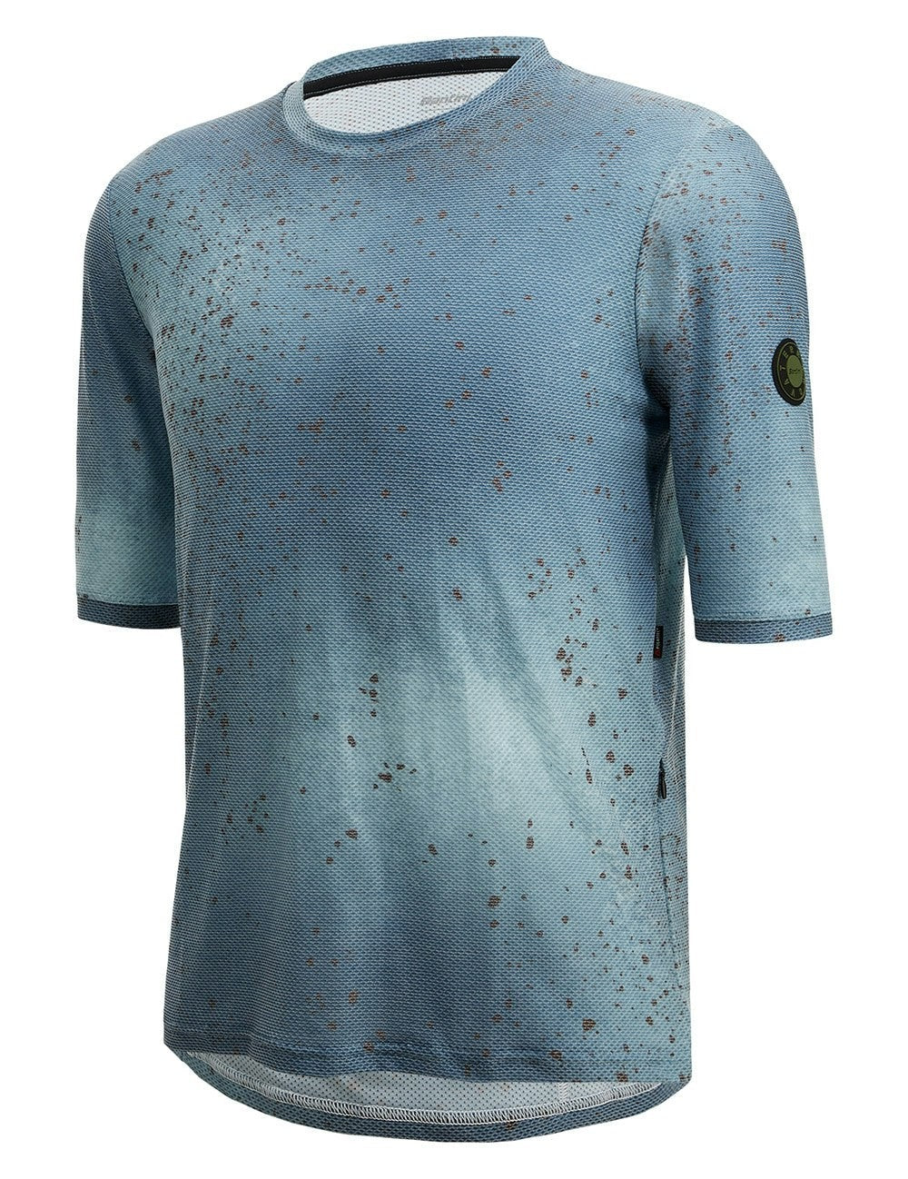 Santini Fango Delta Men's Tech Short Sleeve T-Shirt - Blue