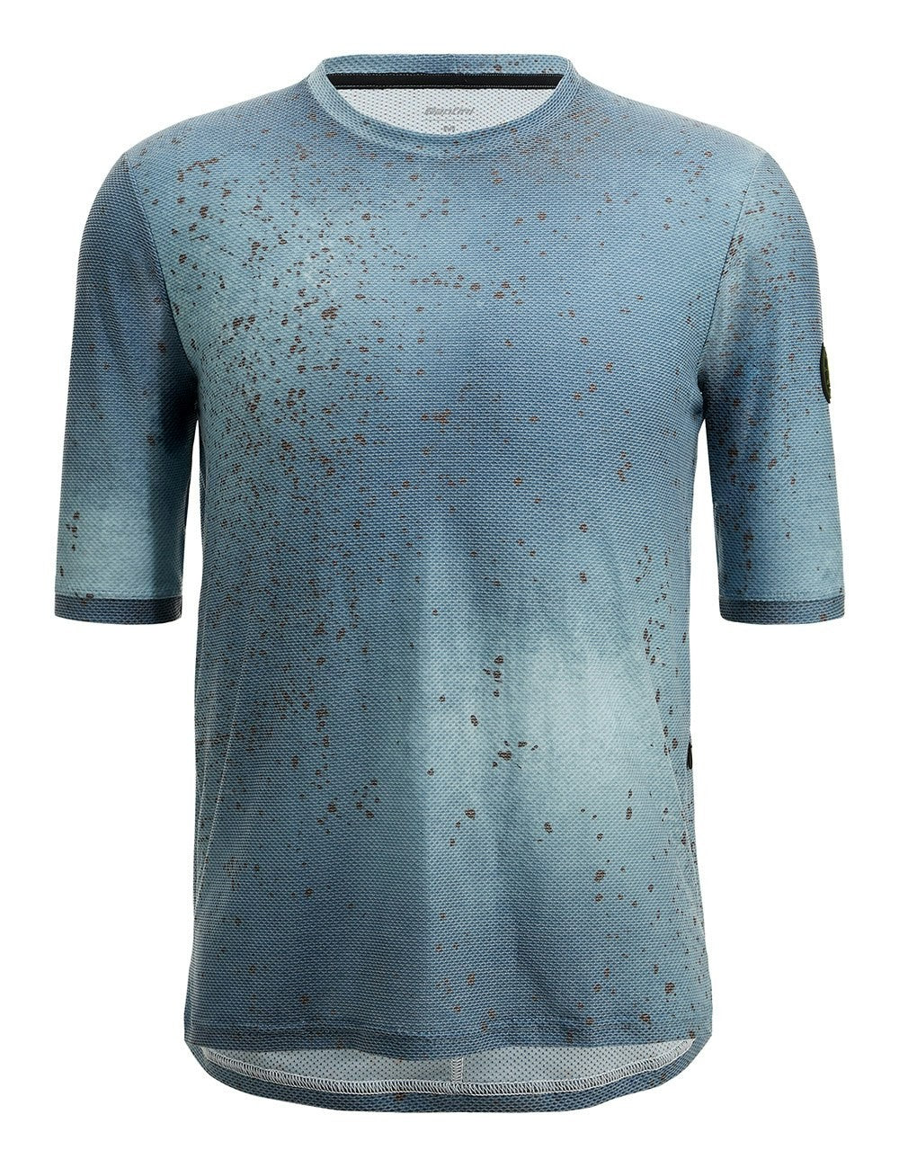 Santini Fango Delta Men's Tech Short Sleeve T-Shirt - Blue