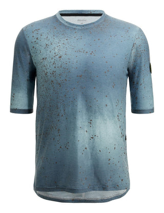 Santini Fango Delta Men's Tech Short Sleeve T-Shirt - Blue