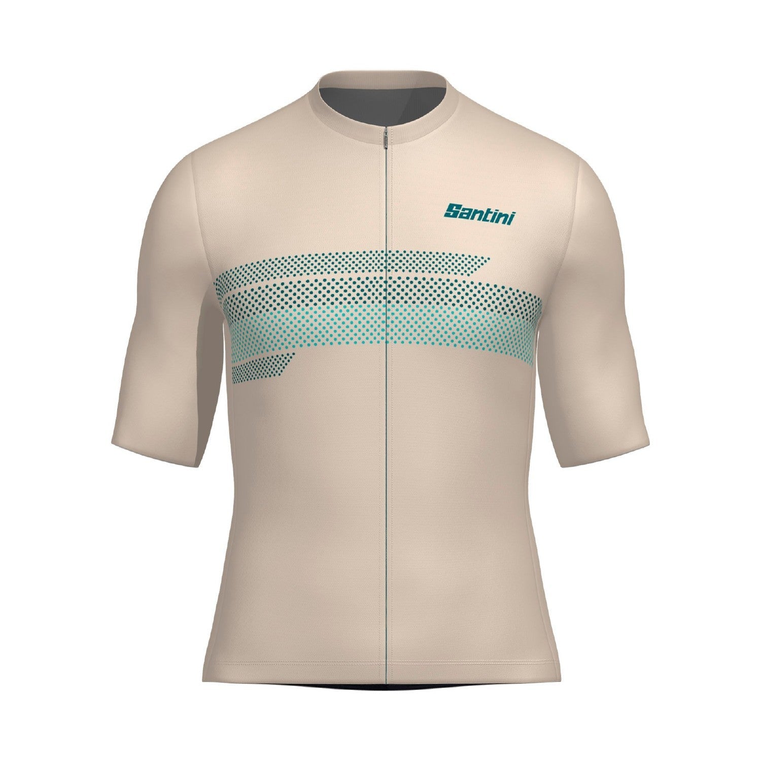 Santini SMS Horizon Classic Fit Short Sleeve Jersey - Beige
