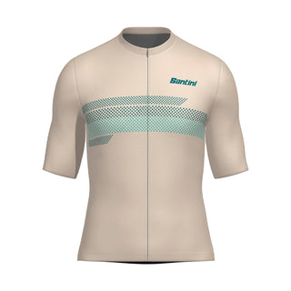 Santini SMS Horizon Classic Fit Short Sleeve Jersey - Beige