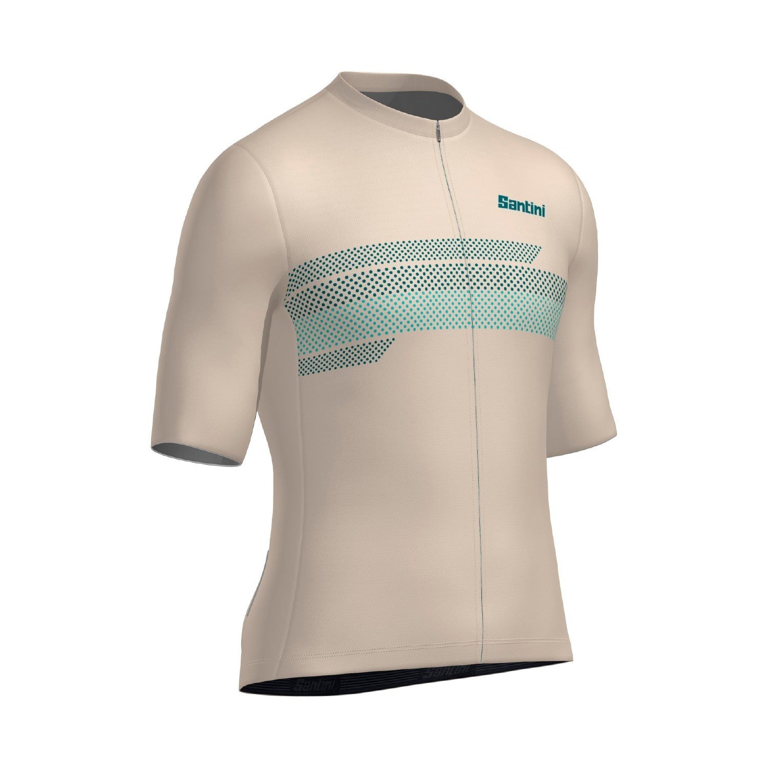 Santini SMS Horizon Classic Fit Short Sleeve Jersey - Beige