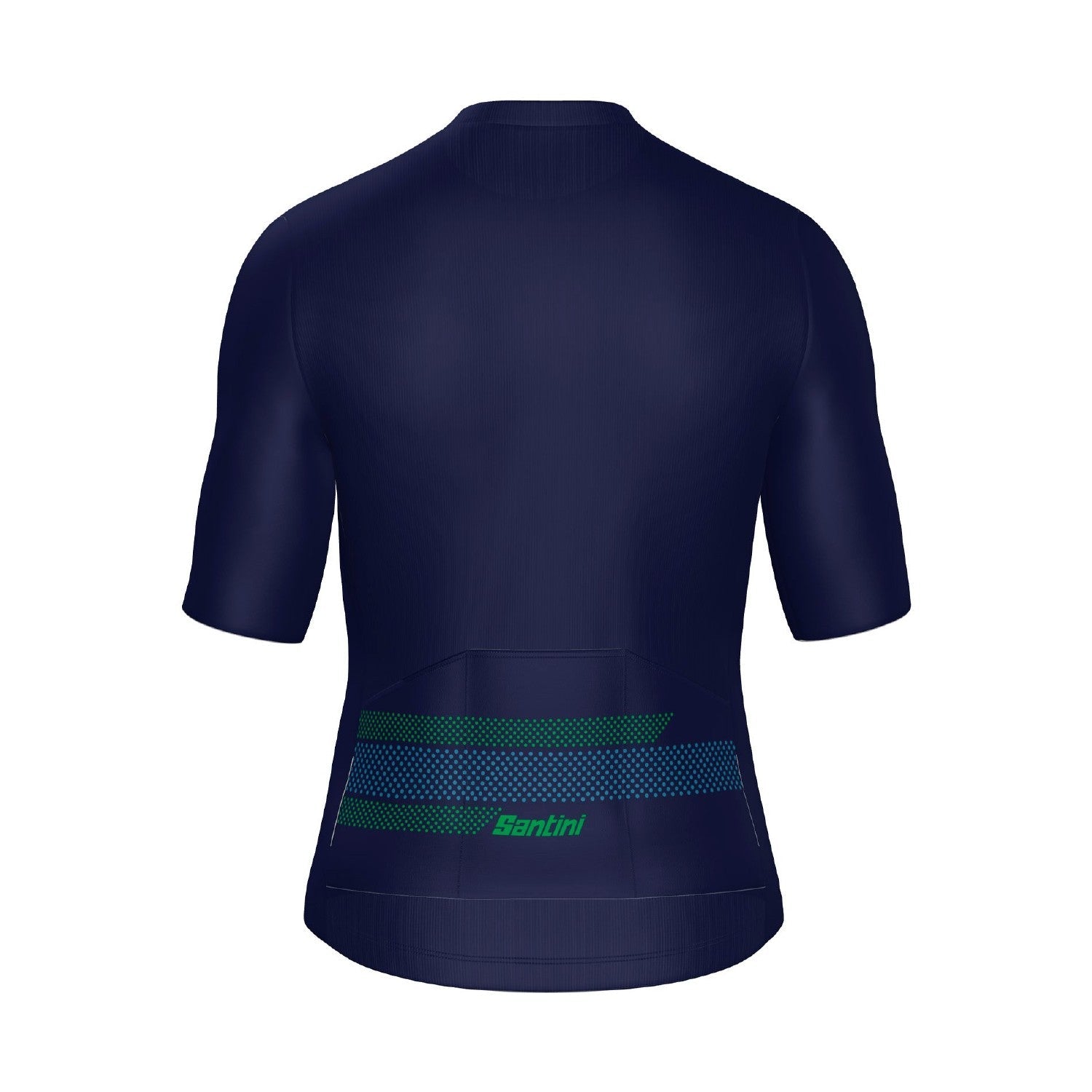 Santini SMS Horizon Classic Fit Short Sleeve Jersey - Nautica Blue