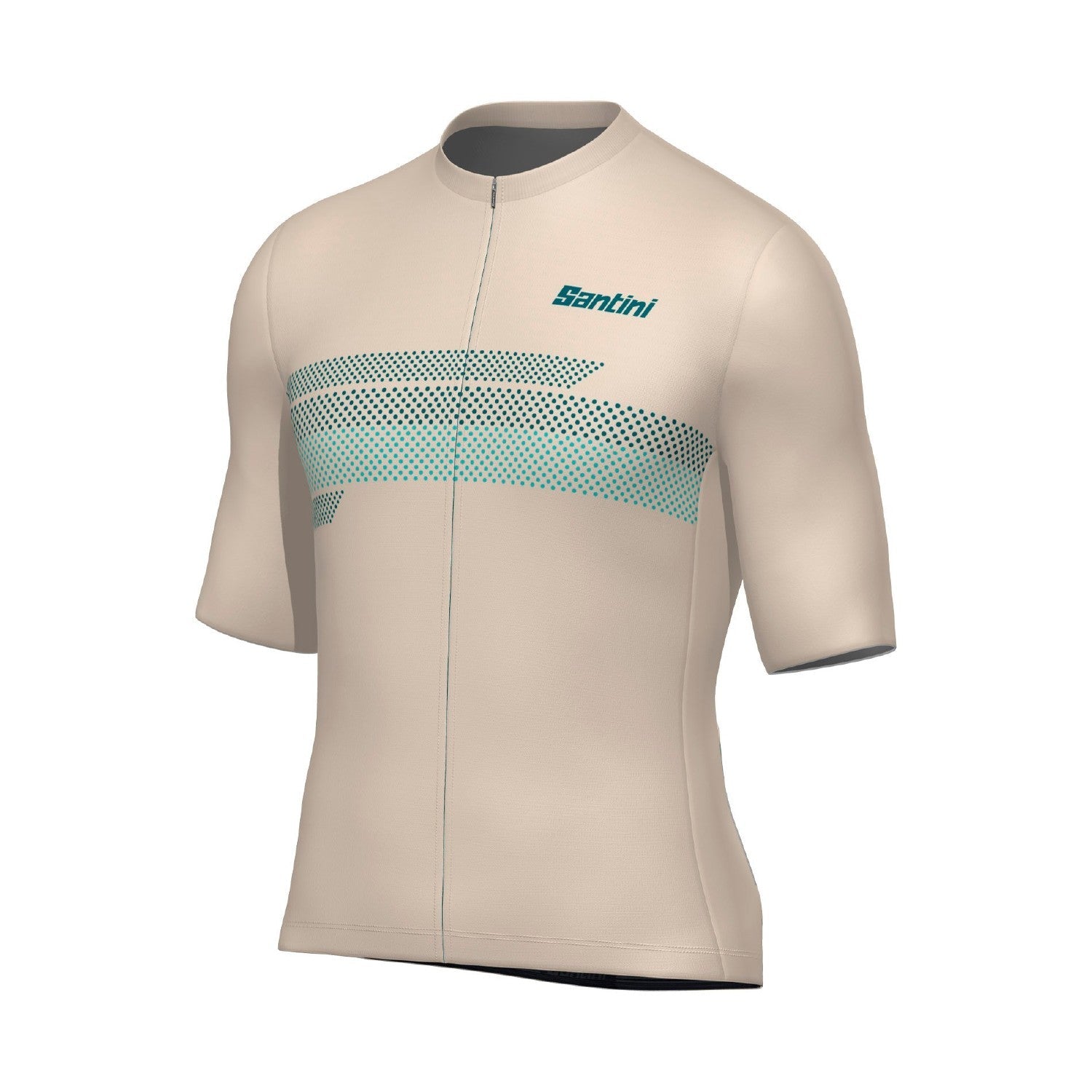 Santini SMS Horizon Classic Fit Short Sleeve Jersey - Beige
