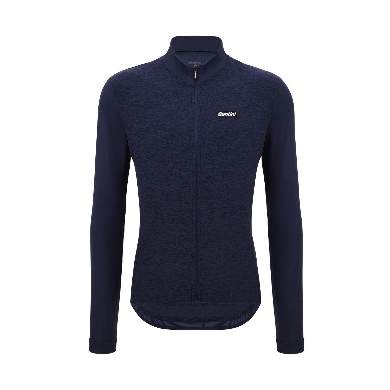 Santini Pure 4W Men's Thermal Long Sleeve Jersey - Nautica Blue