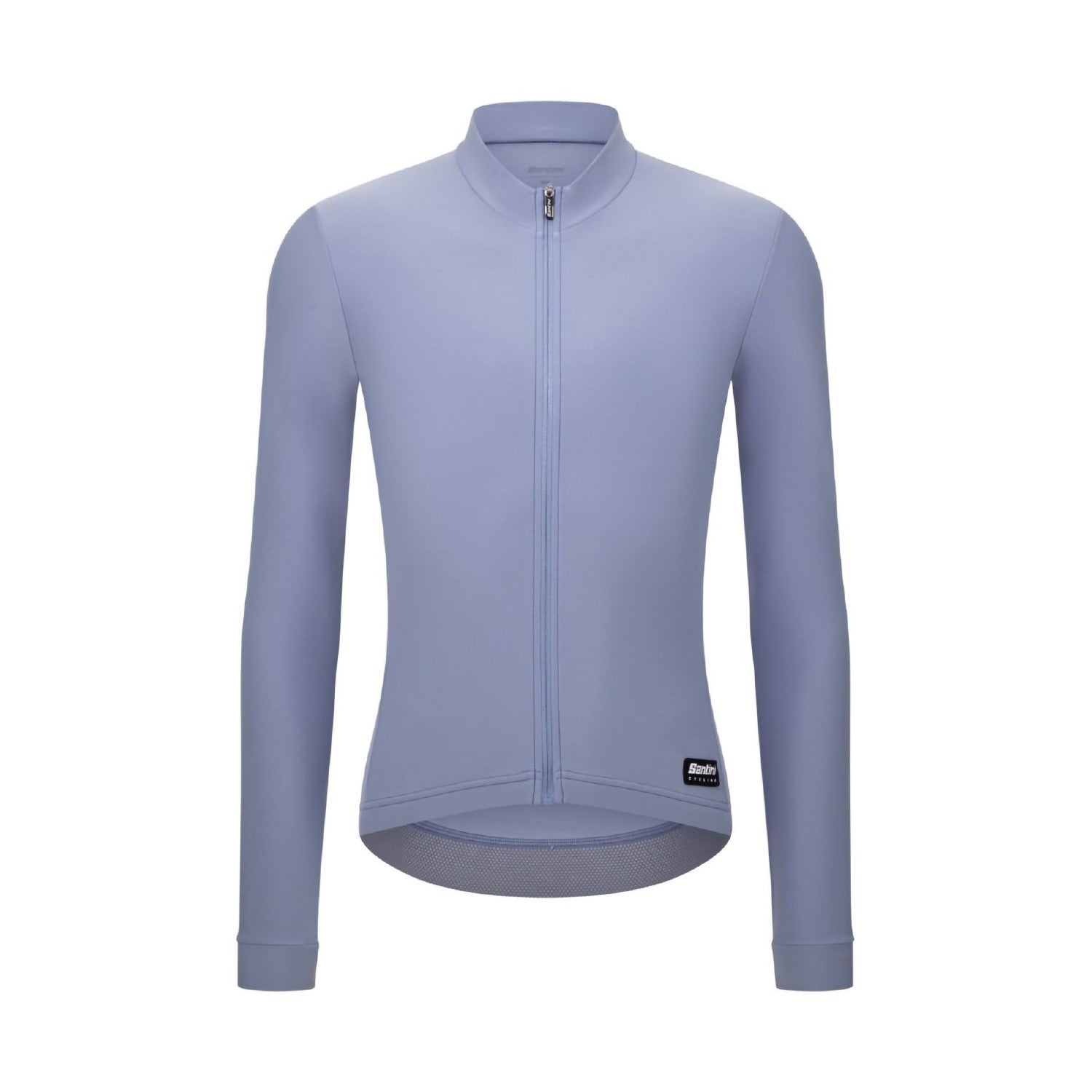 Santini SMS RTR Winter Fleece Unisex Long Sleeve Jersey - Light Blue