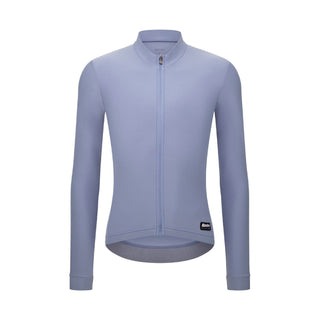Santini SMS RTR Winter Fleece Unisex Long Sleeve Jersey - Light Blue