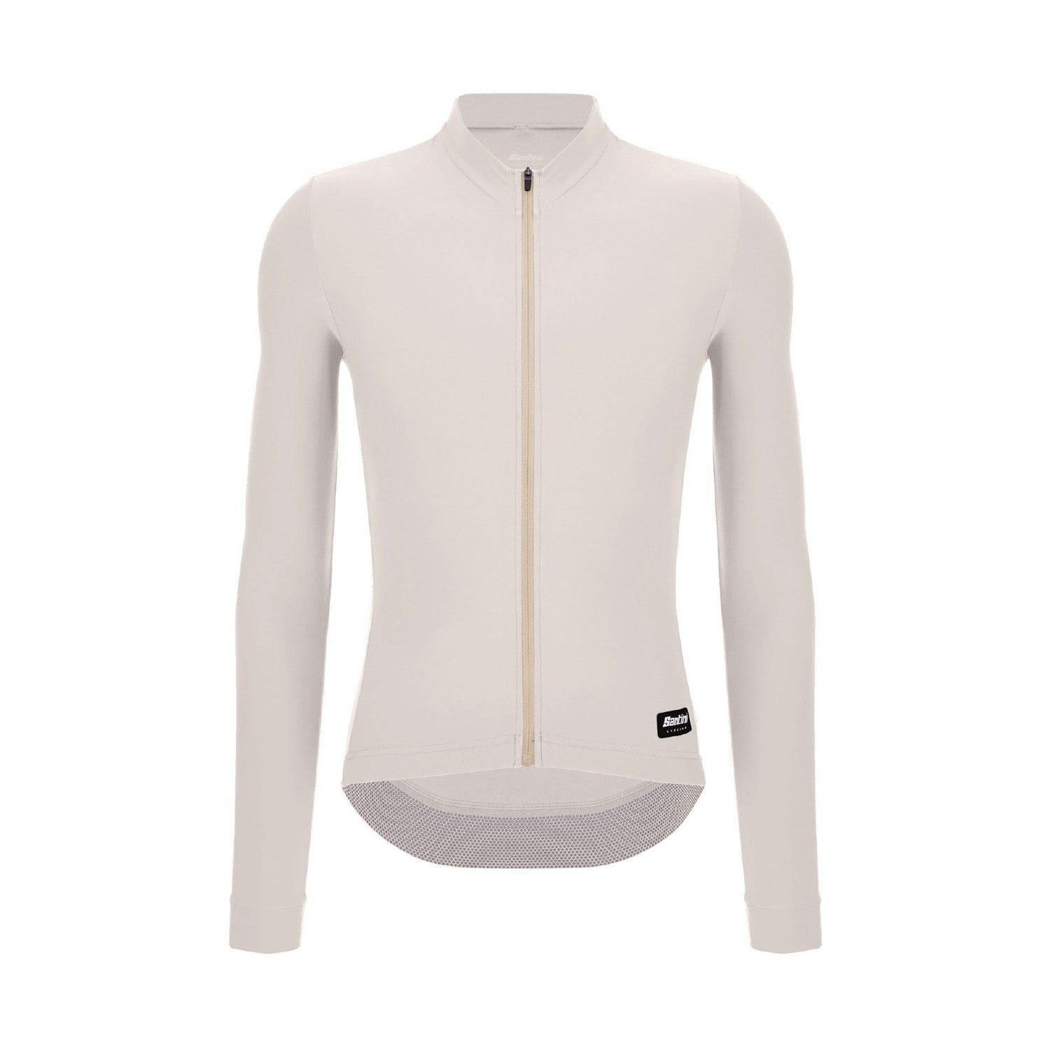 Santini SMS RTR Winter Fleece Unisex Long Sleeve Jersey - Cappuccino