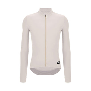 Santini SMS RTR Winter Fleece Unisex Long Sleeve Jersey - Cappuccino